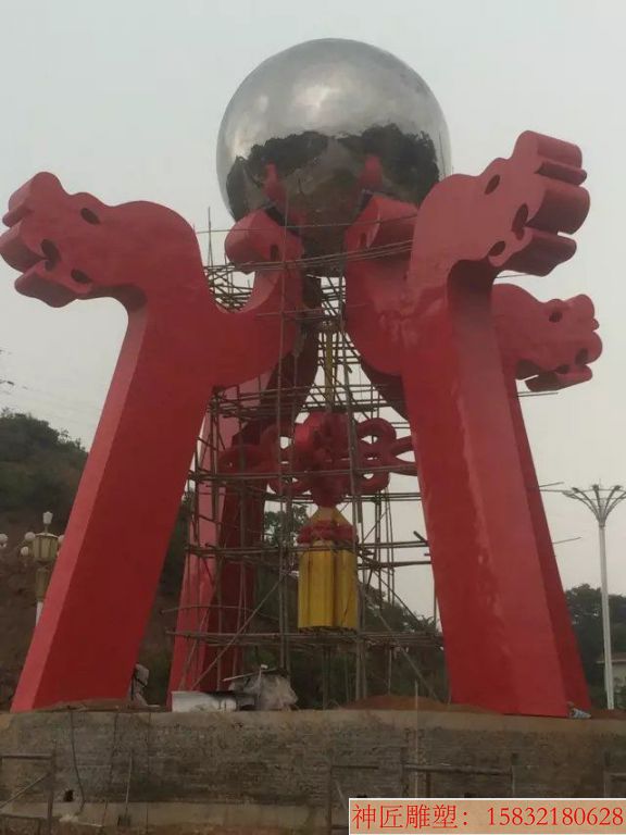 广场大型不锈钢雕塑 广场大型不锈钢雕塑